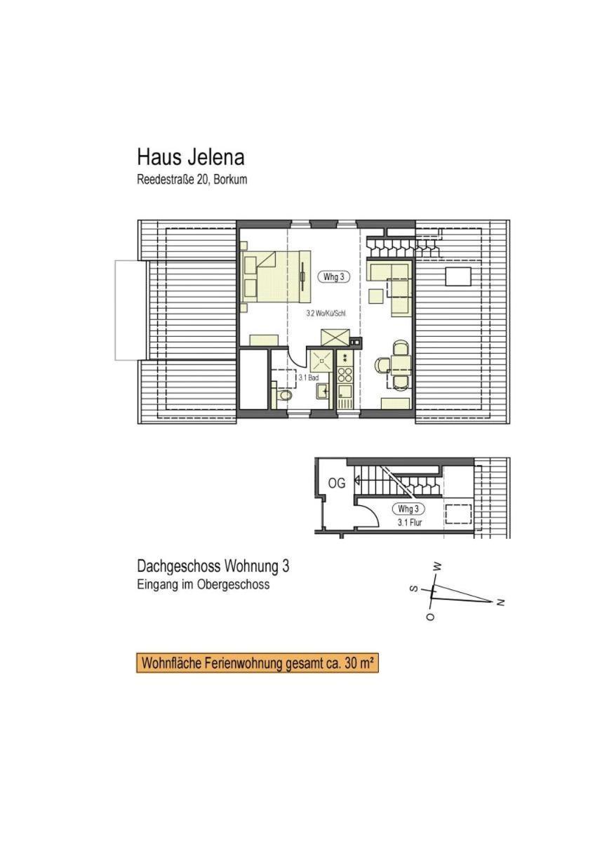 בורקום Haus Jelena Appartement 3 מראה חיצוני תמונה